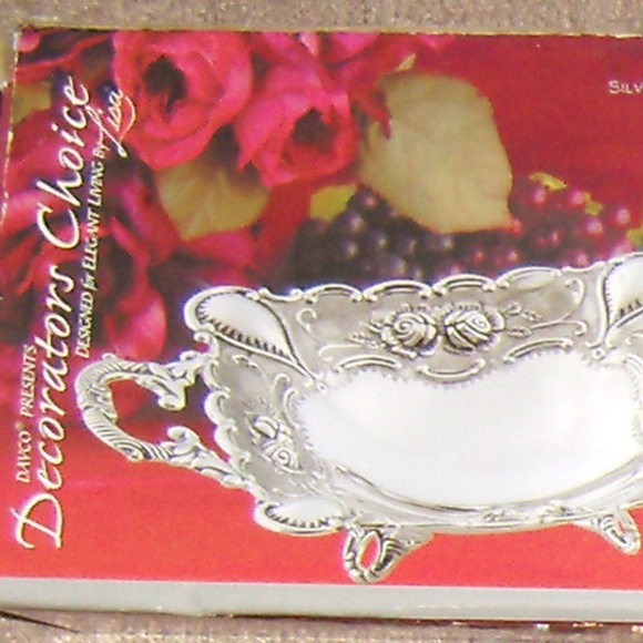 Vintage Footed square candy dish with handles